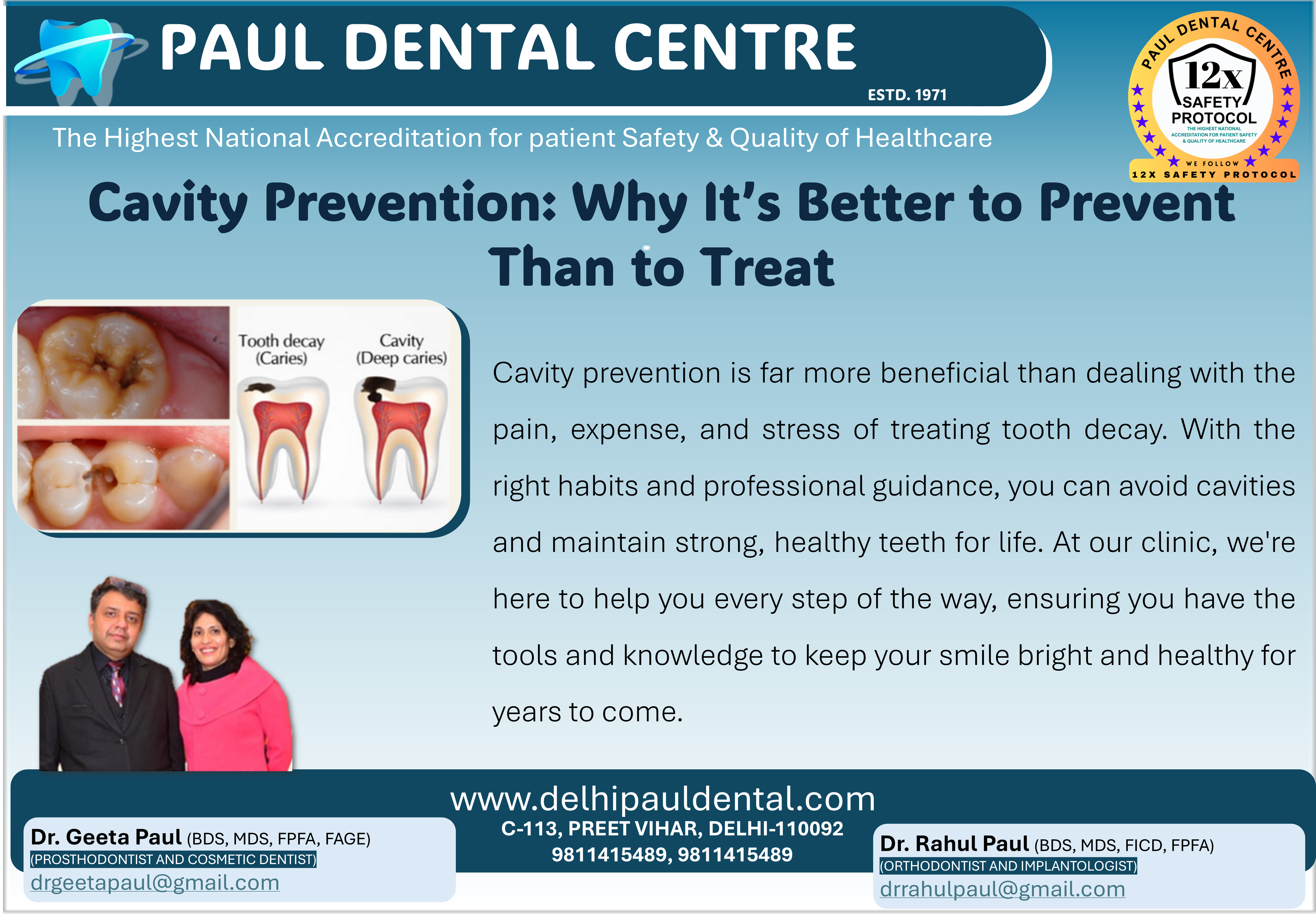 Cavity Prevention – Paul Dental Center