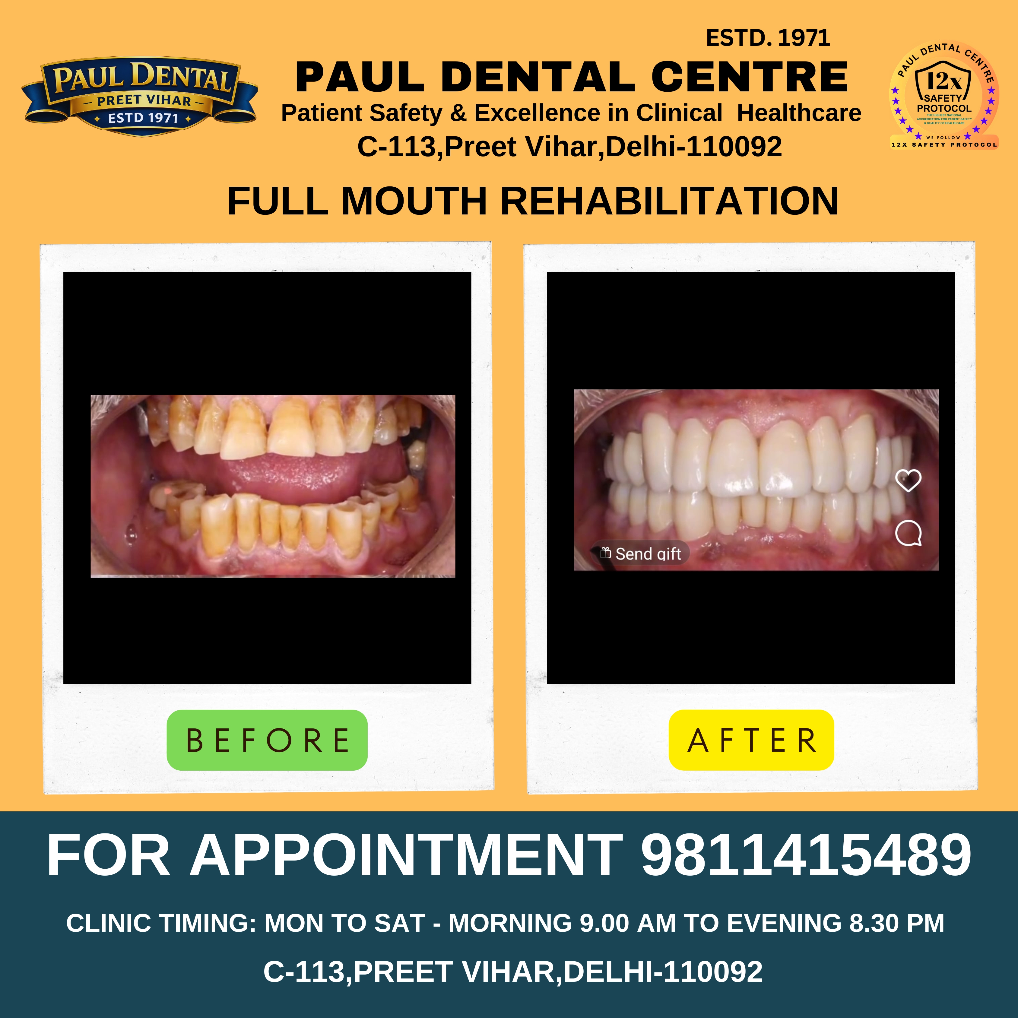 Case 13 – Paul Dental Center